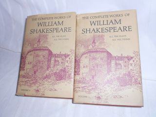 The Complete Of William Shakespeare 2 Volume Set Hc Nelson Doubleday 1960s