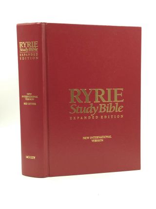 Ryrie Study Bible: Expanded Edition By Charles Caldwell Ryrie - 1994 Niv