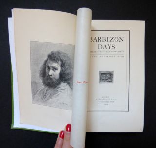 Barbizon Days By Smith / 1st Ed.  Illustrated / Art / Millet / Rousseau / Corot