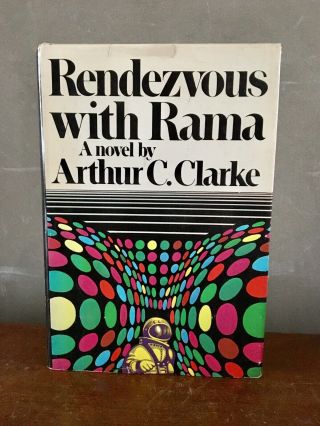 Rendezvous With Rama Arthur C.  Clarke 1973 Book Club Edition Bce Hc Dj