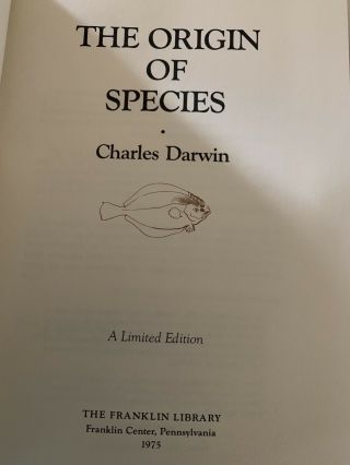 Franklin Library Charles Darwin The Origin Of Species 3