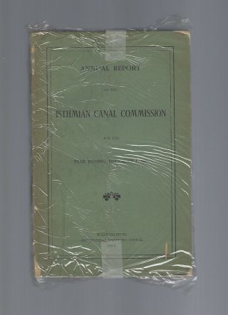 Isthmian Canal Commission 1905 Annual Report (jon)