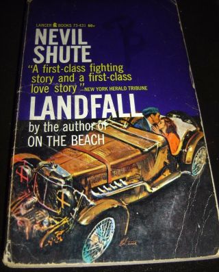 Landfall By Nevil Shute Lancer Books 73 - 431 2nd Print Dec 1964 Paperback