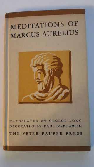 Meditations Of Marcus Aurelius By George Long Peter Pauper Press 1957book Hc Gc