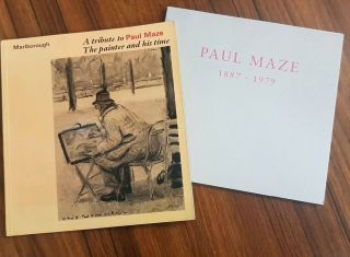 Paul Maze Painter SIGNED 2 x catalogues 2