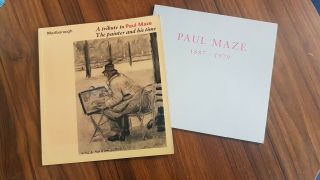 Paul Maze Painter SIGNED 2 x catalogues 5