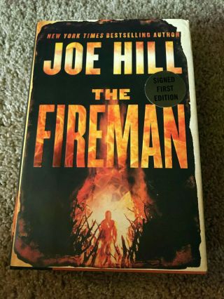 The Fireman Signed By Joe Hill Hardcover 1st Edition First Printing