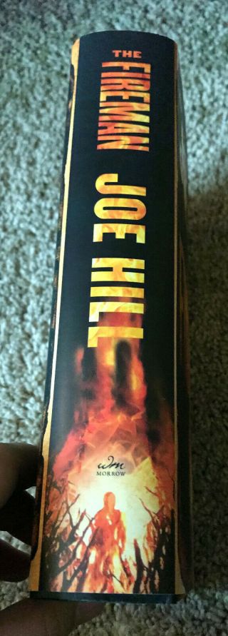 The Fireman SIGNED by Joe Hill Hardcover 1st Edition First Printing 2