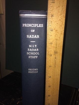 Principles Of Radar Second Edition 1946 Radar School Mit