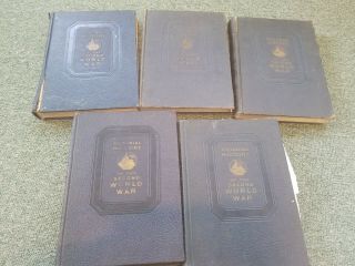 Pictorial History Of The Second World War Volumes 1,  2,  3,  4,  5