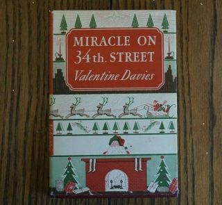Miracle On 34th Street By Valentine Davies - First Edition With Dust Jacket