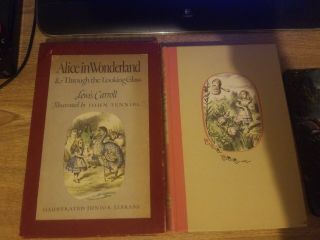 1946 Lewis Carroll Alice In Wonderland/ Looking Glass Slipcased Illustrated
