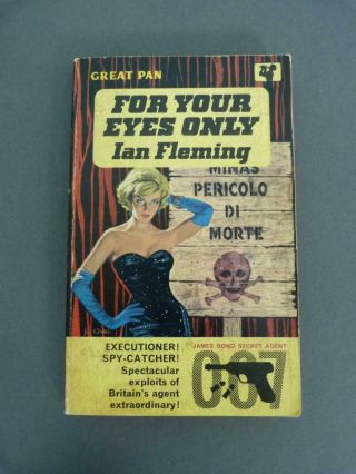 Ian Fleming - For Your Eyes Only - 1st / 1st 1962 James Bond Pan Paperback