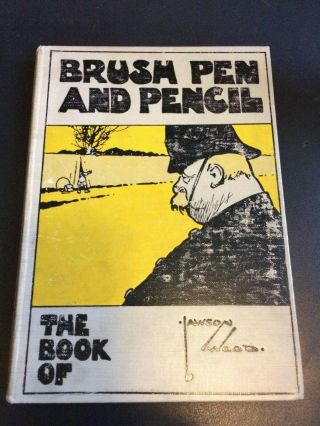 Signed Lawson Wood Brush Pen And Pencil Comic Illustrations Colour Plates 1910