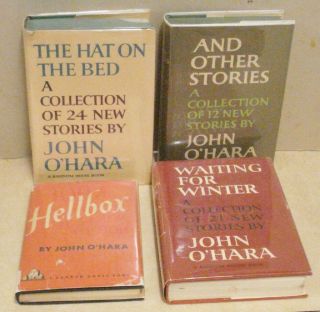 4 John O’hara 1st Ed 1st Hellbox Waiting For Winter Hat On Bed Stories Hcdj 1947