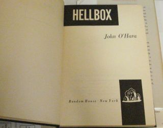 4 John O’Hara 1st Ed 1st Hellbox Waiting For Winter Hat on Bed Stories HCDJ 1947 2