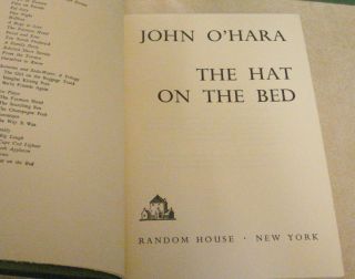 4 John O’Hara 1st Ed 1st Hellbox Waiting For Winter Hat on Bed Stories HCDJ 1947 7