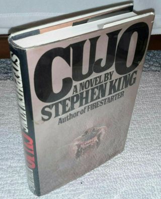 Stephen King Cujo First Edition 1st Printing 1981 Hcdj Viking No Line