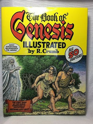 The Book Of Genesis,  Illustrated By R.  Crumb (hardcover) 2009 1st Edition