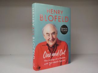 Henry Blofeld - Signed Book - Over And Out (id:743)