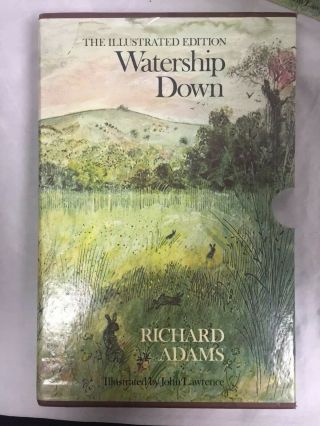 Watership Down Richard Andrews J Lawrence Hardback Book with Slipcase Book Case 2