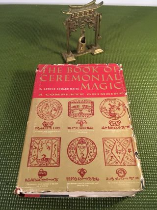 The Book Of Ceremonial Magic Arthur Waite - 1961 Hardcover Grimoire
