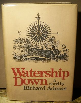 Watership Down Richard Adams 1st U.  S.  Ed,  3rd Printing Hbdj