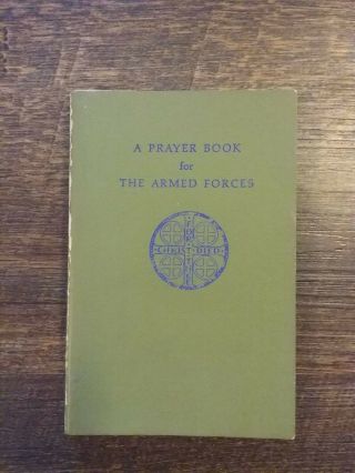 A Prayer Book For The Armed Forces (paperback,  1967) Episcopal Christian