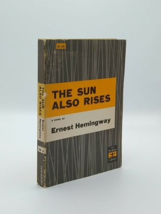 The Sun Also Rises By Ernest Hemingway (scribner Library Paperback,  1954)