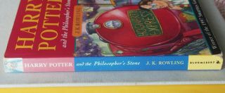 J.  K.  Rowling HARRY POTTER AND THE PHILOSOPHER ' S STONE 1st/42nd Bloomsbury pb 3