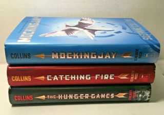 2008 The Hunger Games Trilogy Hardback Set - 1st Edition Suzanne Collins