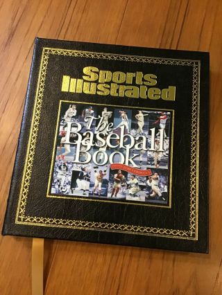 Easton Press - The Baseball Book By Sports Illustrated - Leather,  Gilt,  Large