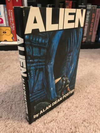 Alien Alan Dean Foster Hc Dj 1979 Warner Books Giegeresque Cover Art