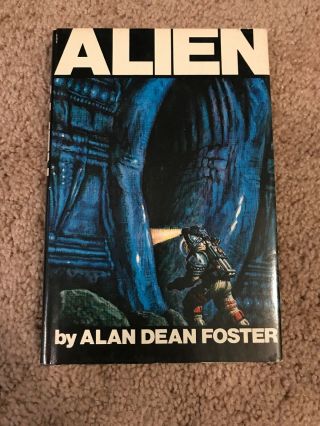 Alien Alan Dean Foster HC DJ 1979 Warner Books Giegeresque Cover Art 2