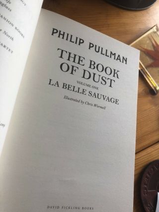 Philip Pullman Book Of Dust 1/1 1st Ed 1st Print HC DW La Belle Sauvage 5