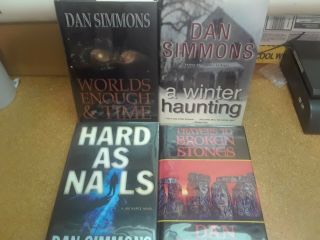 Dan Simmons 4 First Edition Hardcovers