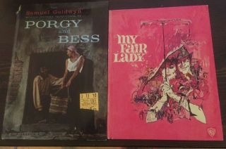 Porgy And Bess & My Fair Lady Movie Program Books & 1959 Ticket Stub