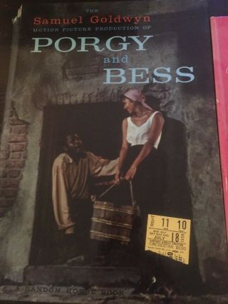 PORGY AND BESS & MY FAIR LADY MOVIE PROGRAM BOOKS & 1959 TICKET STUB 2