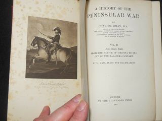 The History of the Peninsular War Vol 2 (1903 - 1st) Charles Oman,  Napoleonic Wars 3