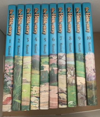 The Bible Story Arthur Maxwell Complete Ten 10 Volume Set Christian Children