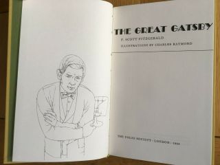 Folio Society (1968) The Great Gatsby,  F.  Scott Fitzgerald.  1st edition thus. 5