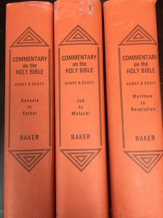 Commentary On The Holy Bible By Matthew Henry And Thomas Scott