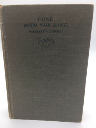 Gone With The Wind Margaret Mitchell 1st Ed October 1936 The Macmillan Co