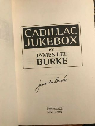 SIGNED CADILLAC JUKEBOX by James Lee Burke 1996 HC/DJ 1st /1st NF/NF 2