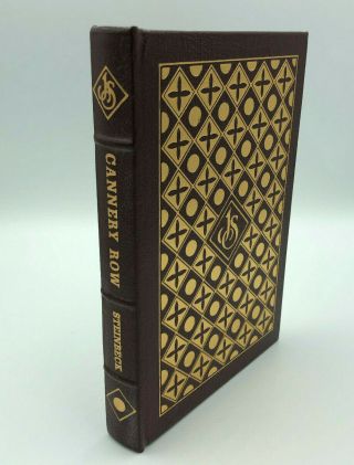 Easton Press Cannery Row By John Steinbeck Leather With Gold Accents