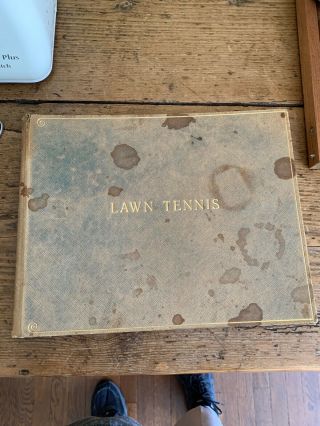 Vintage Lawn Tennis Score Book
