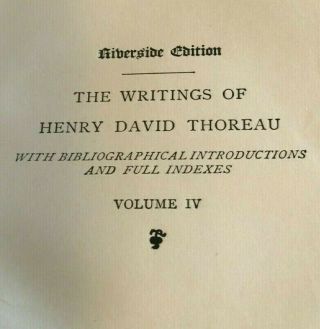 Henry David Thoreau - Cape Cod - Riverside Edition - 1893 - Volume IV 2