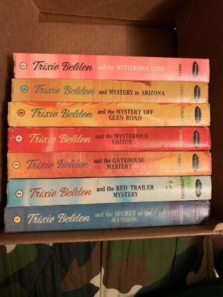 Trixie Belden 1 - 7 Set Of The Deluxe Edition Hc Hb