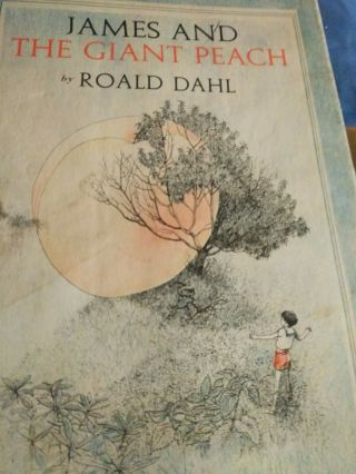 1st Edition James And The Giant Peach By Roald Dahl 1961 With Dust Jacket