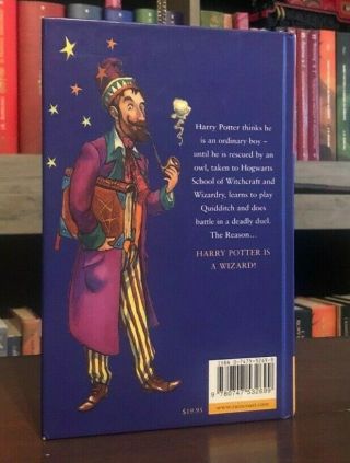 6th Print Canadian HC Harry Potter and the Philosopher ' s Stone 3